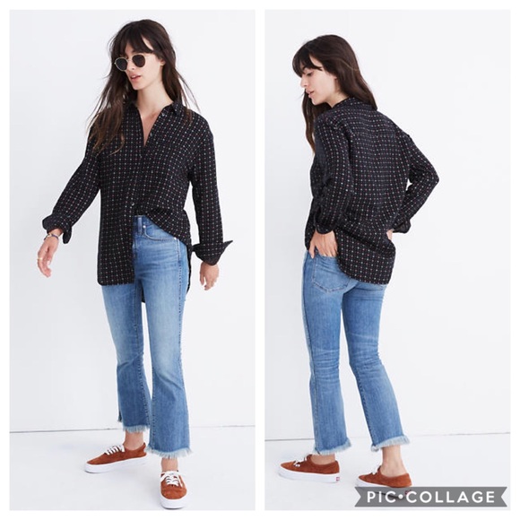 Madewell Tops - Madewell Oversized Ex-Boyfriend Shirt in Mayfair